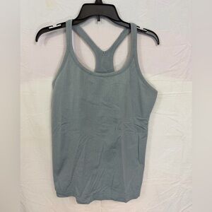 Lululemon Ebb to Street Grayish Blue Tank Top